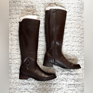 Blondo Knee High Genuine Leather Riding Boots - Size 7